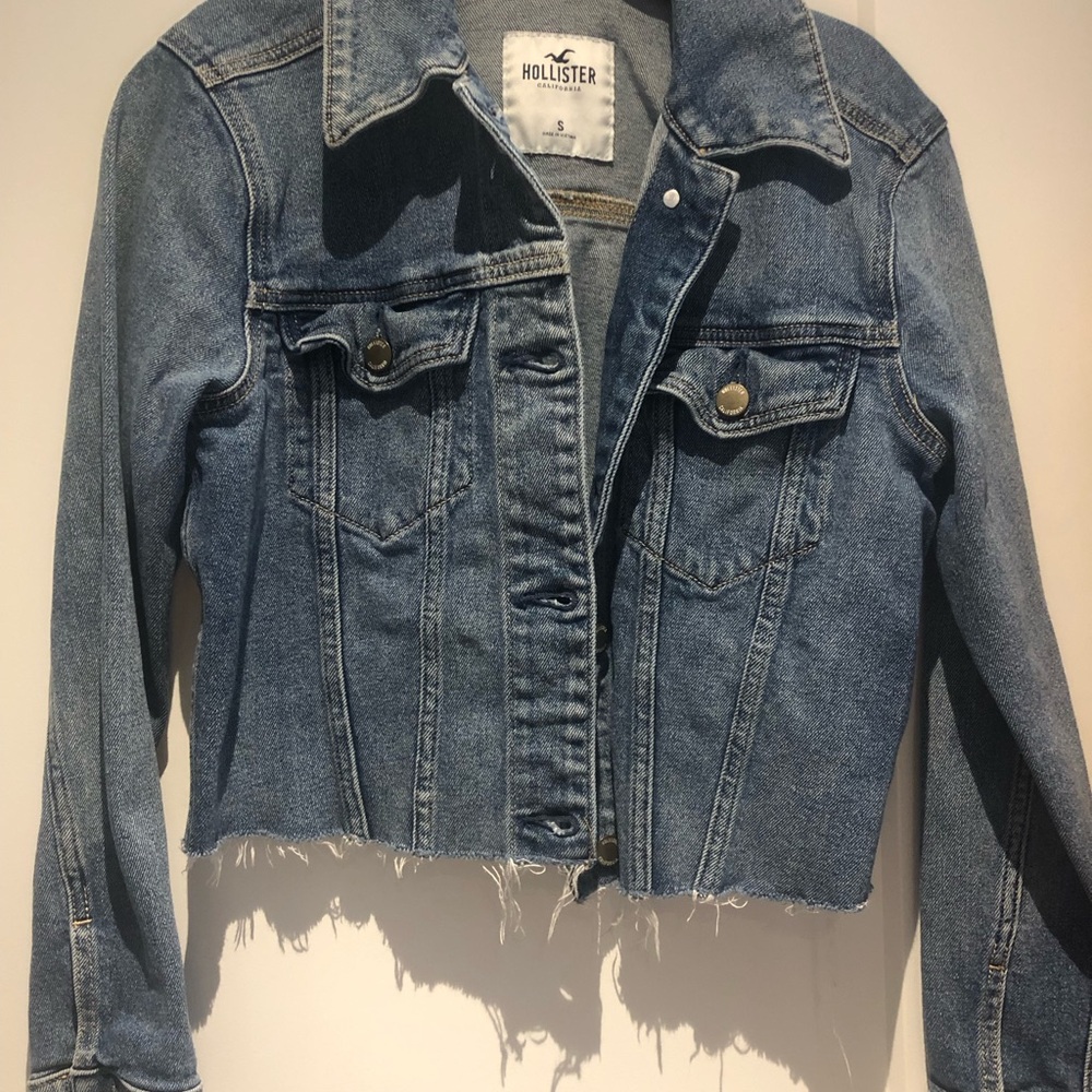 Hollister Women's Blue Denim Jacket